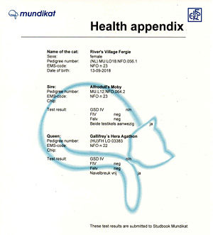 Health appendix Mundikat
